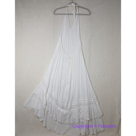 New! Free People Slice Of Heaven Halter Midi Dress endless summer, no size tag - Picture 7 of 14
